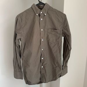 Rag & Bone Men’s Olive Green Button Down Shirt
